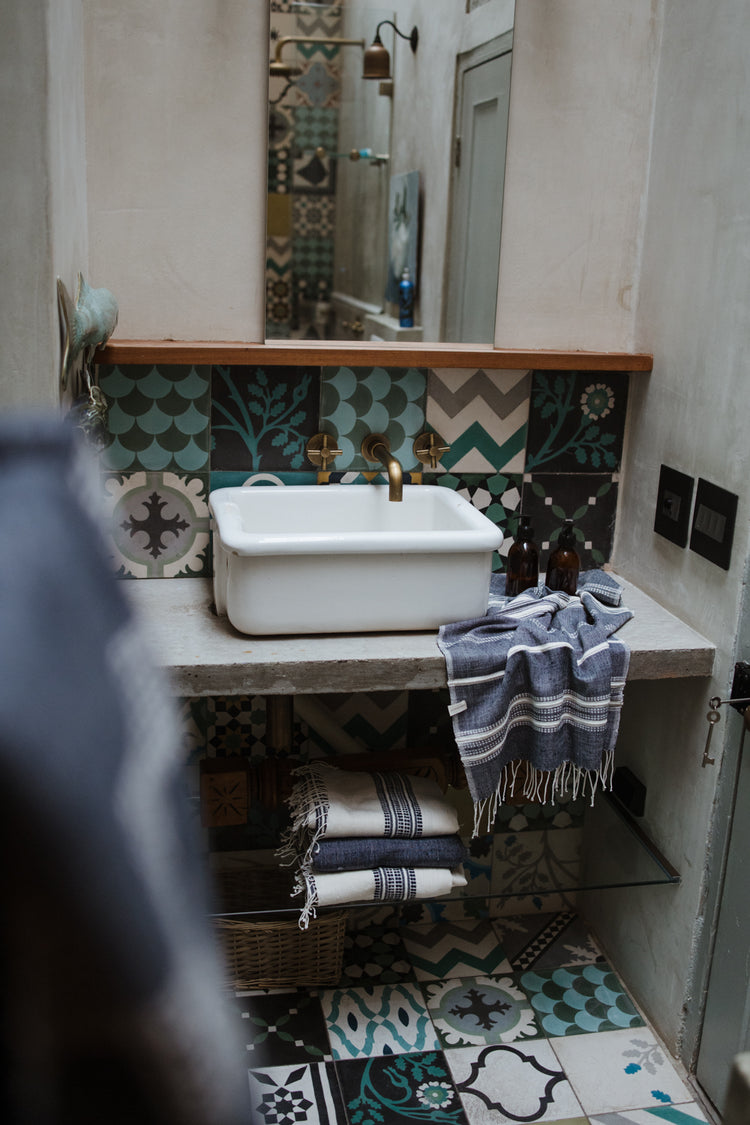 Navy Hand Towel