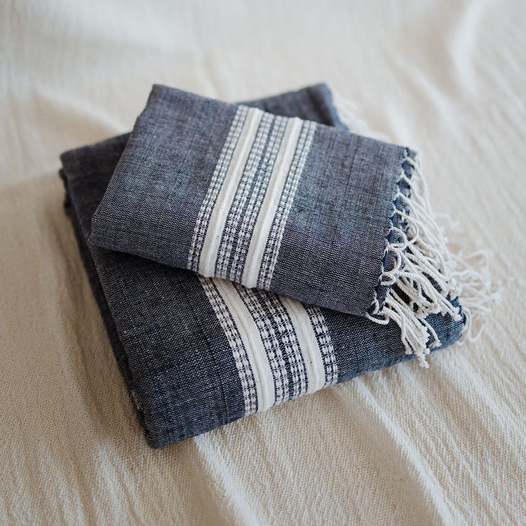 Navy Hand Towel