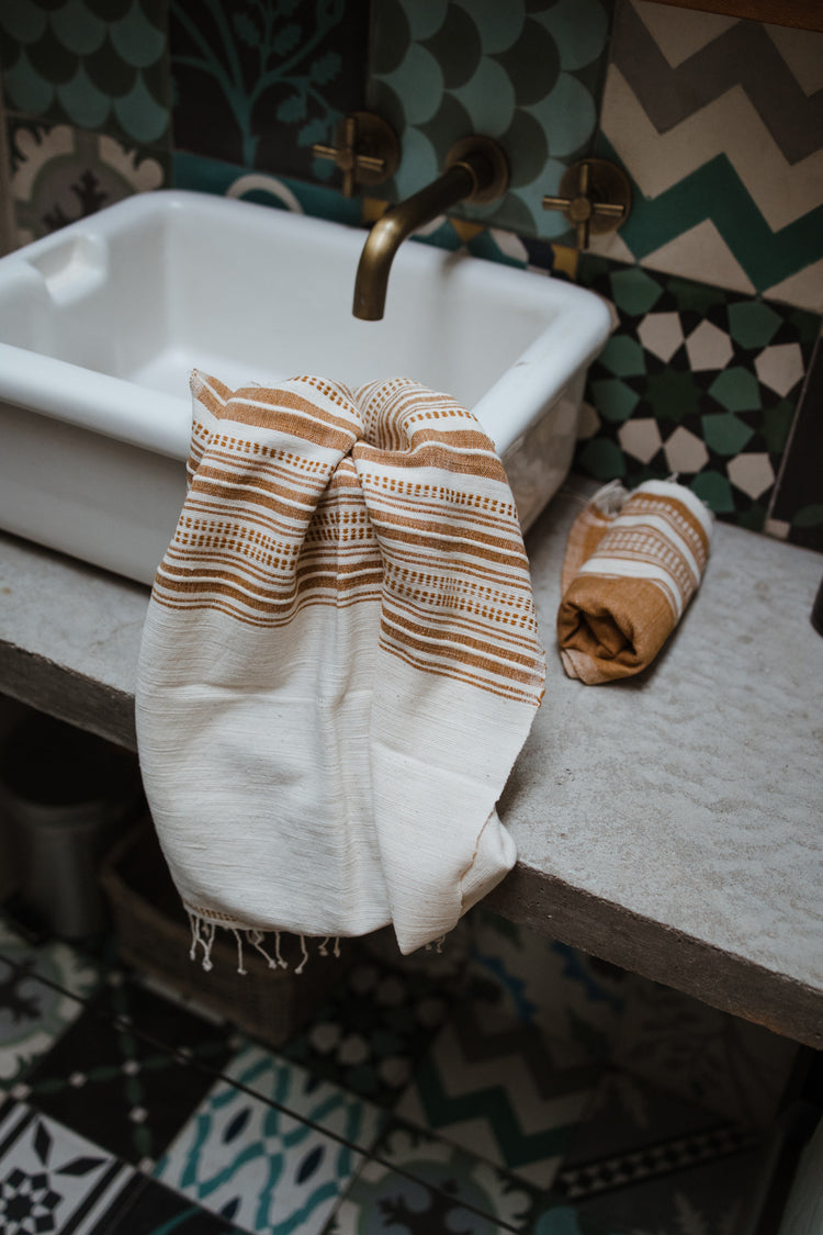 Ochre Hand Towel