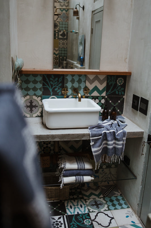 Navy Hand Towel