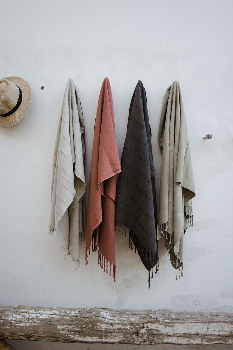 Khaki Stonewashed Towel